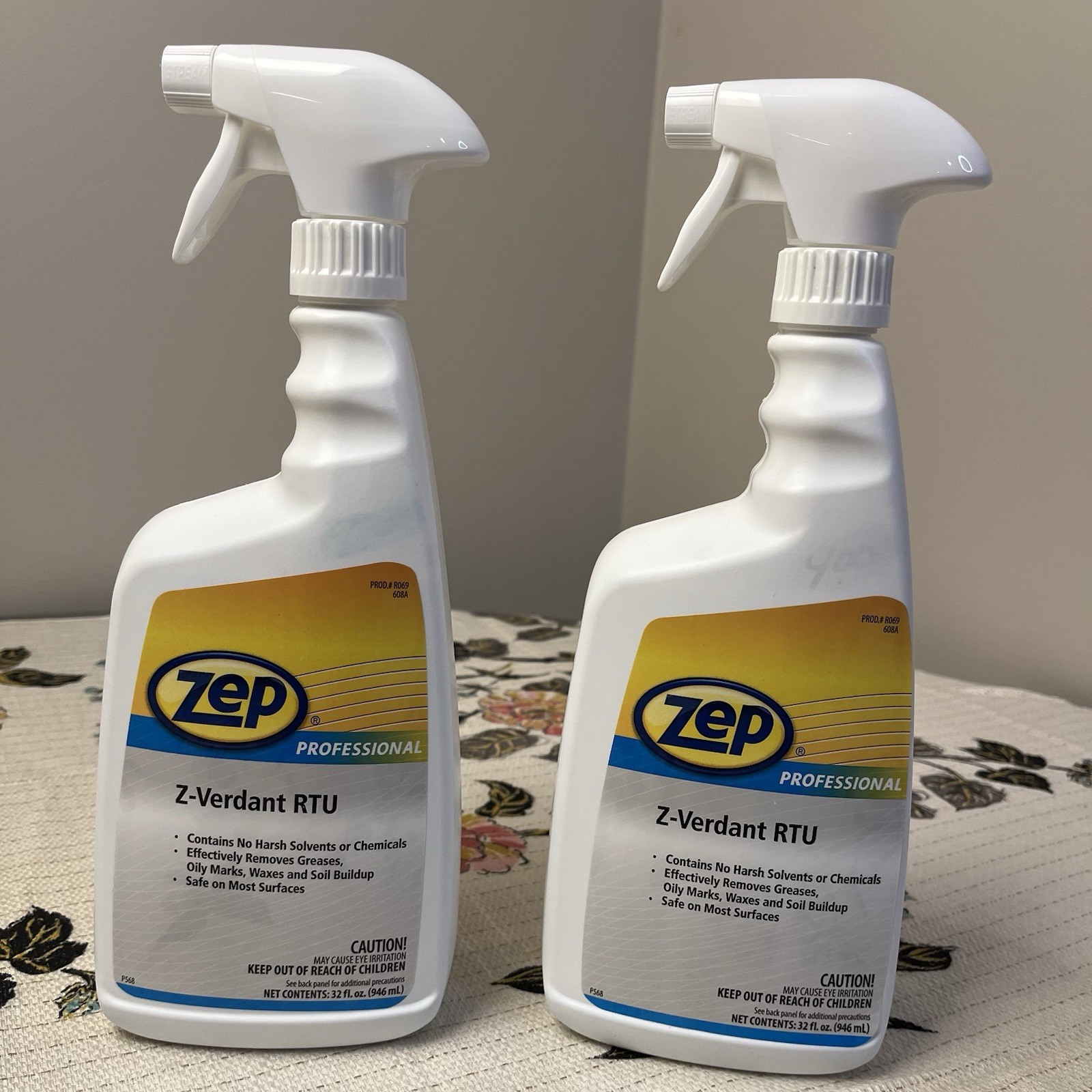 LOT OF 2 – Zep Professional Z-Verdant Rtu, 32 FL. oz. Spray Bottle R069608A