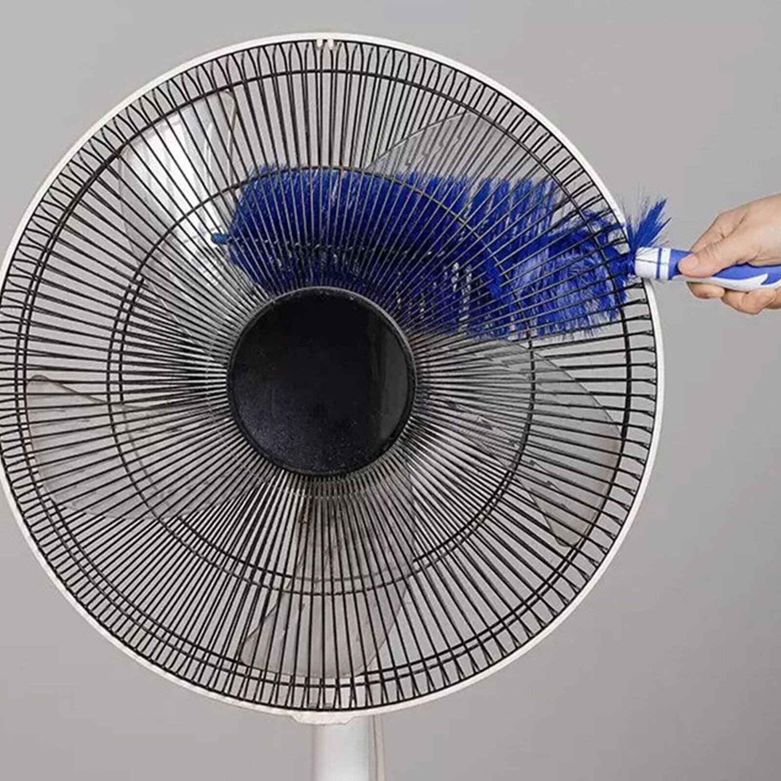 Fan Dusting Wand Bendable Brush Duster Household Dust Sweeper for Fans AC Units