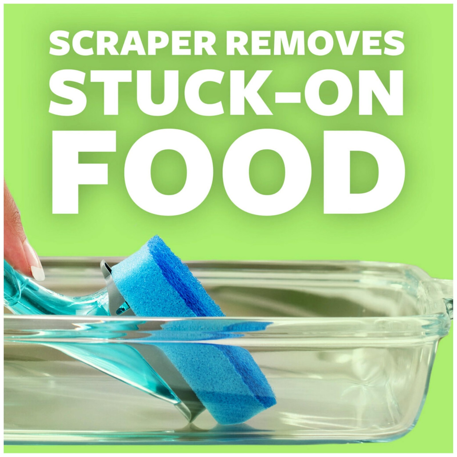 Non-Scratch Dishwand, Scrubber for Cleaning Kitchen, Bathroom, and Household, No