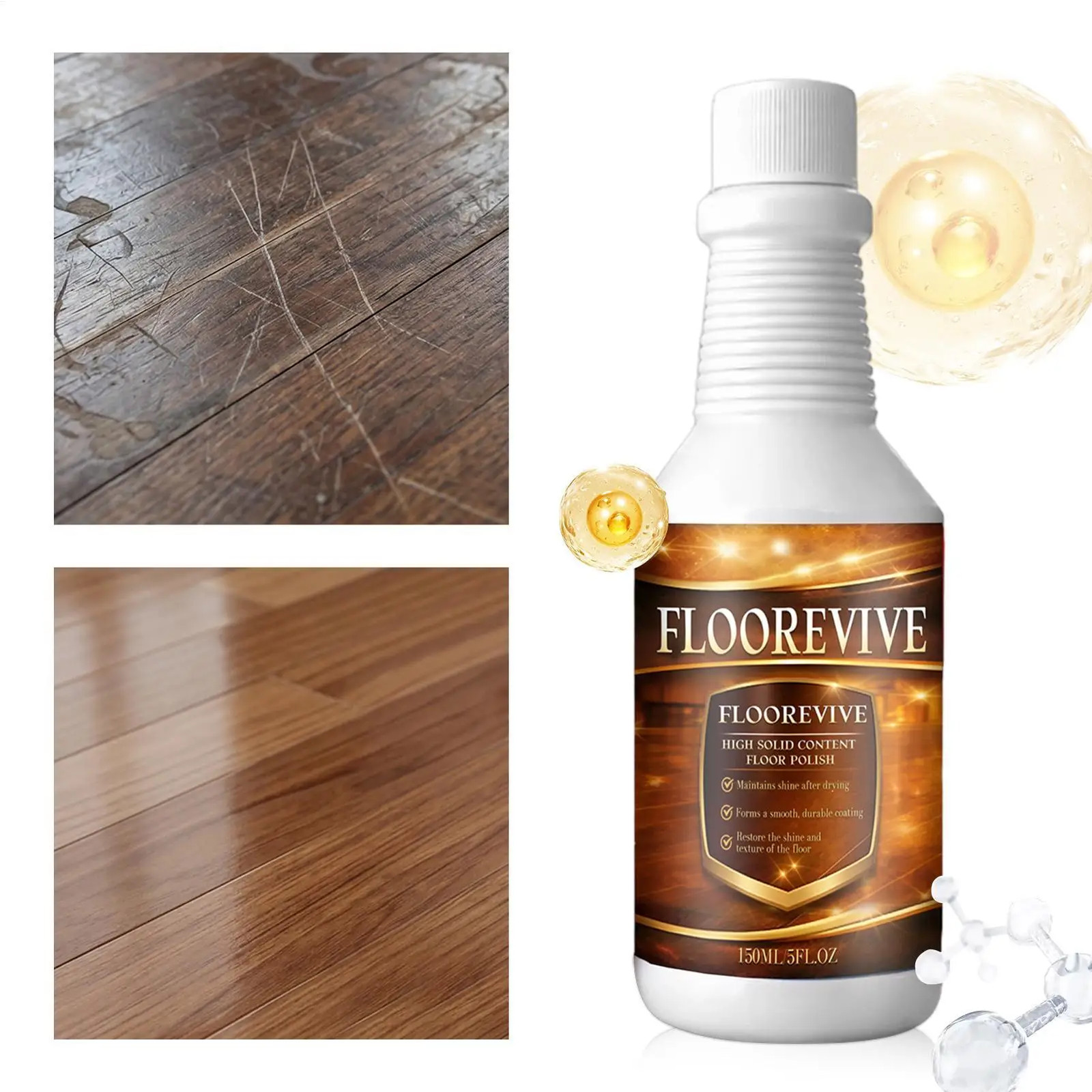 150Ml Wood Floor Scratch Repair Fast Acting Scratch Repair Spary Floor Polishing