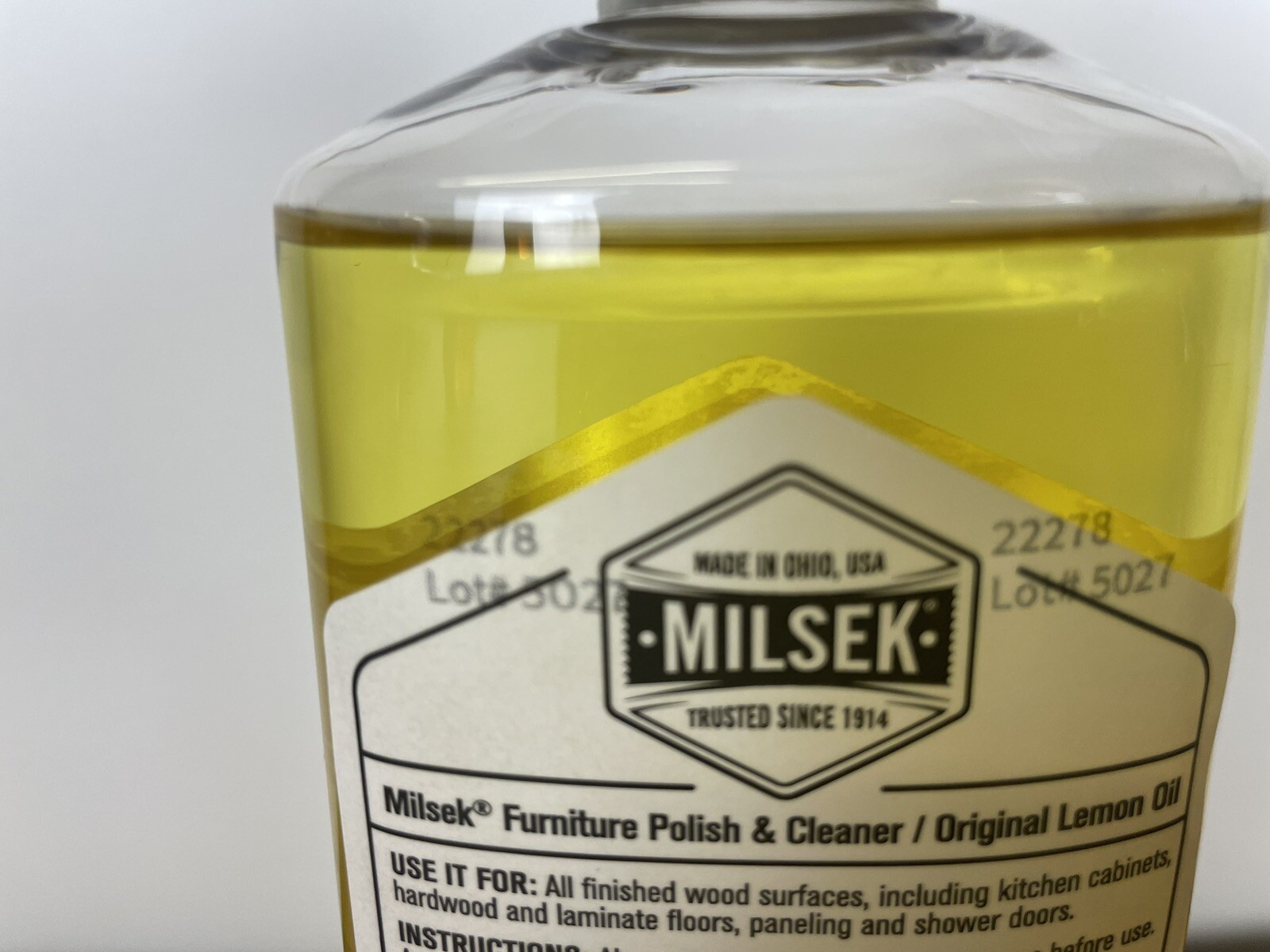 Furniture Polish and Wood Cleaner w Lemon Oil Multipurpose Solution Made in Ohio