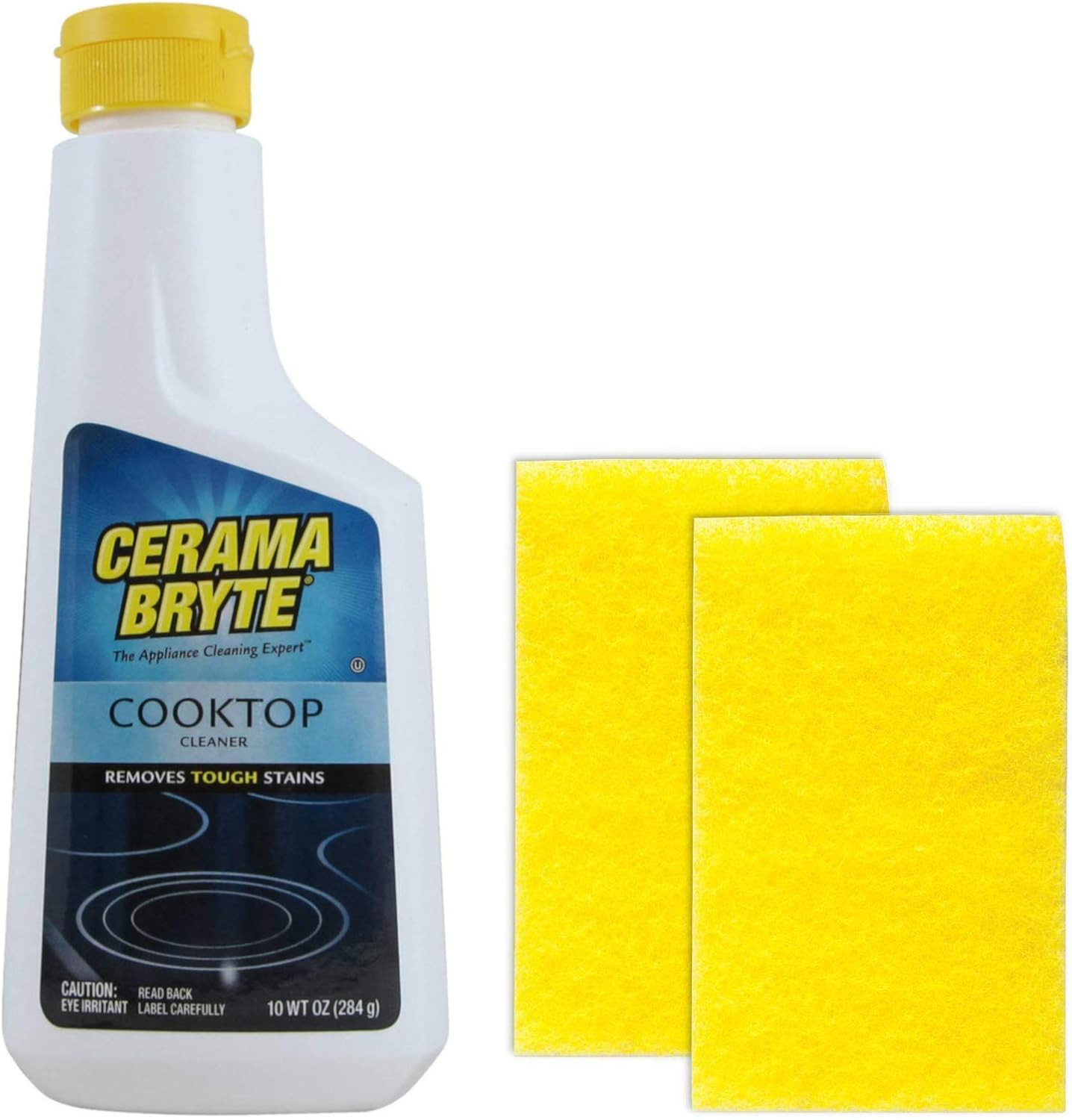Combo Kit Pads & Removes Tough Stains Cooktop and Stove Top Cleaner for Glass –