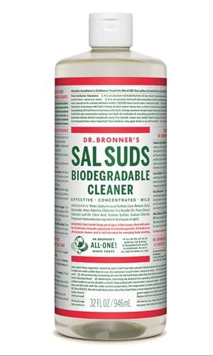 Dr. Bronner’s Sal Suds Cleaner 32oz Concentrated Mild All-Purpose Pine