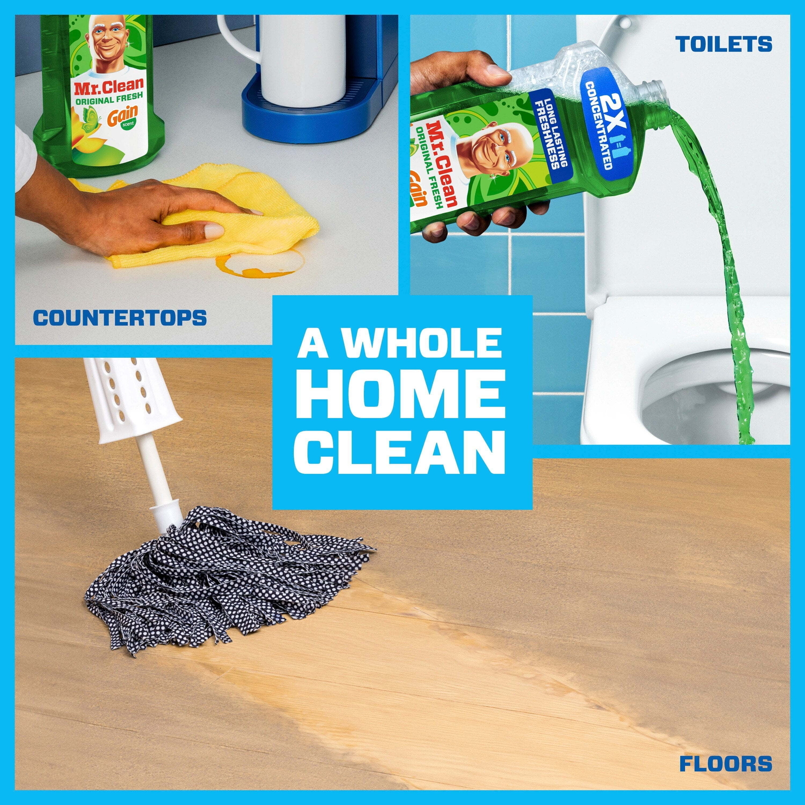 2X Concentrated Multi Surface, All Purpose Cleaner with Scent, 41 fl oz