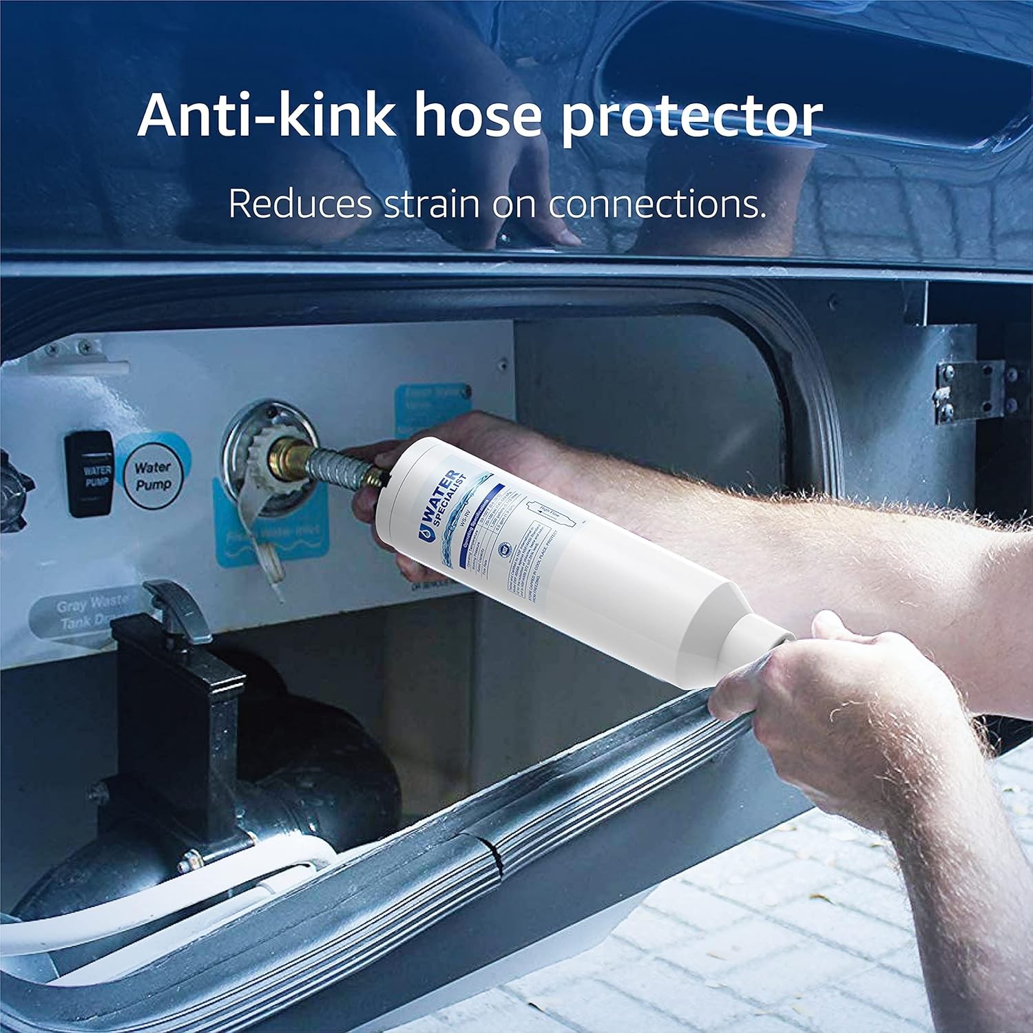 Inline Water Filter, NSF Certified, Reduces Chlorine, Bad Taste and Odor, Rust,