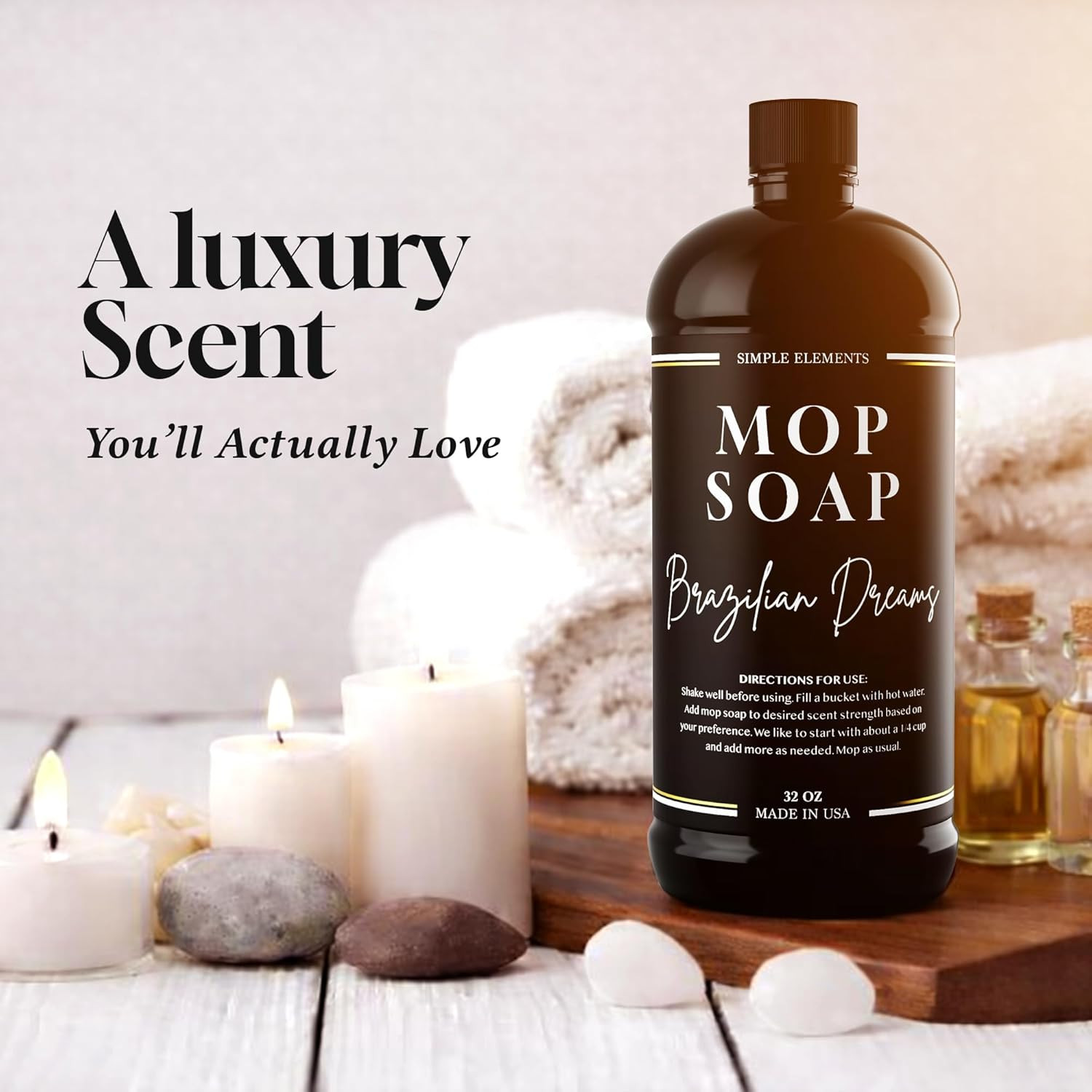 Luxury Mop Soap – Highly Scented Floor Cleaner, Concentrated Formula, No Streaks
