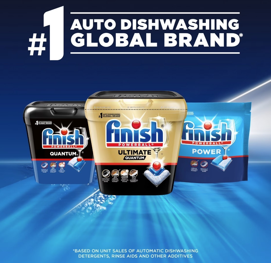 [SALE] Finish Quantum Dishwasher Pods Advanced Clean 57 Count Detergent 2 Pack