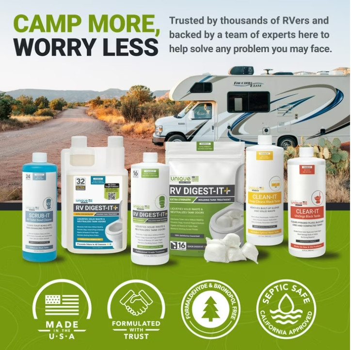 RV Digest-It Holding Tank Treatment – Liquid 16 Treatments, 32 Oz.