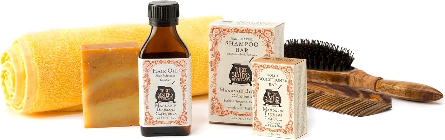 Three Sisters Apothecary Daily Solid 4.75 oz. Shpoo Bars (Mandarin