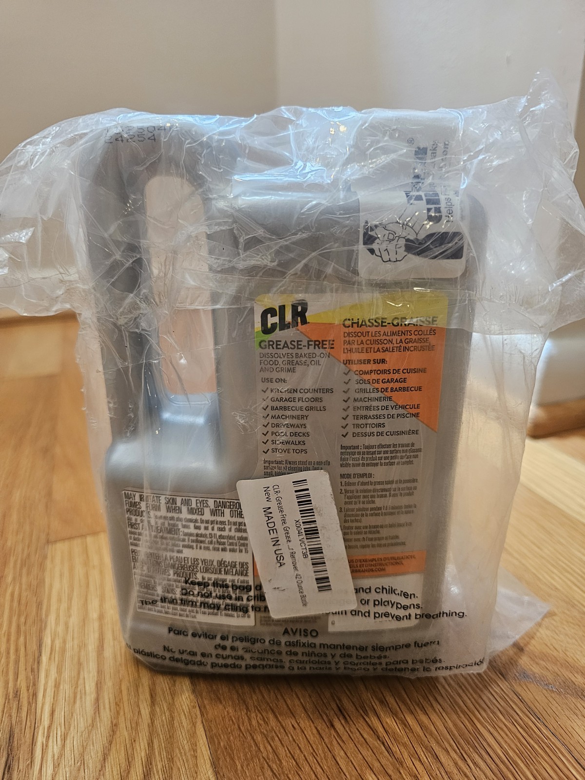 CLR Grease-Free 42 -fl oz Degreaser. GREASE, OIL & TAR REMOVER