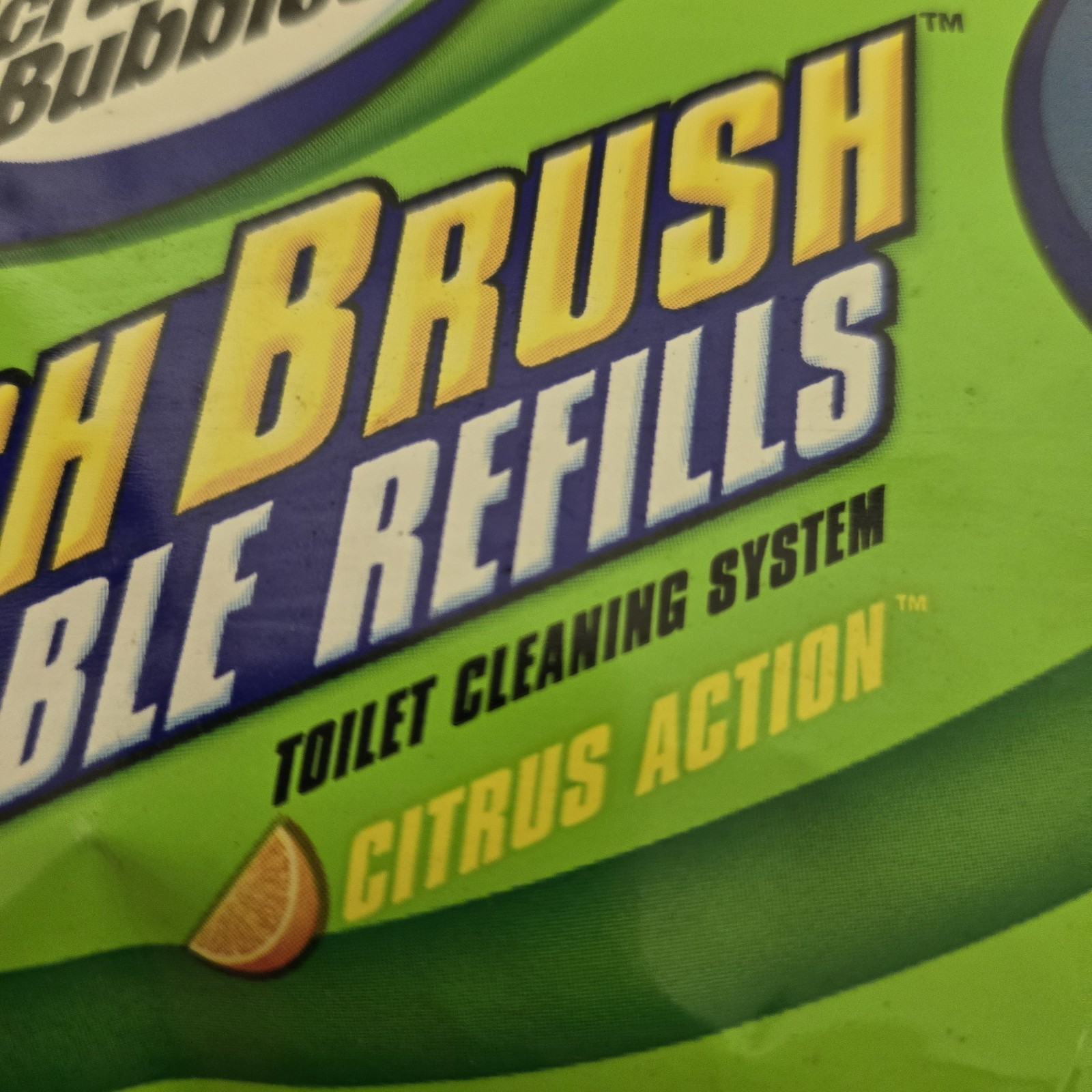 Scrubbing Bubbles Fresh Brush Flushable Cleaning Pads 12 CT Citrus Refill NEW