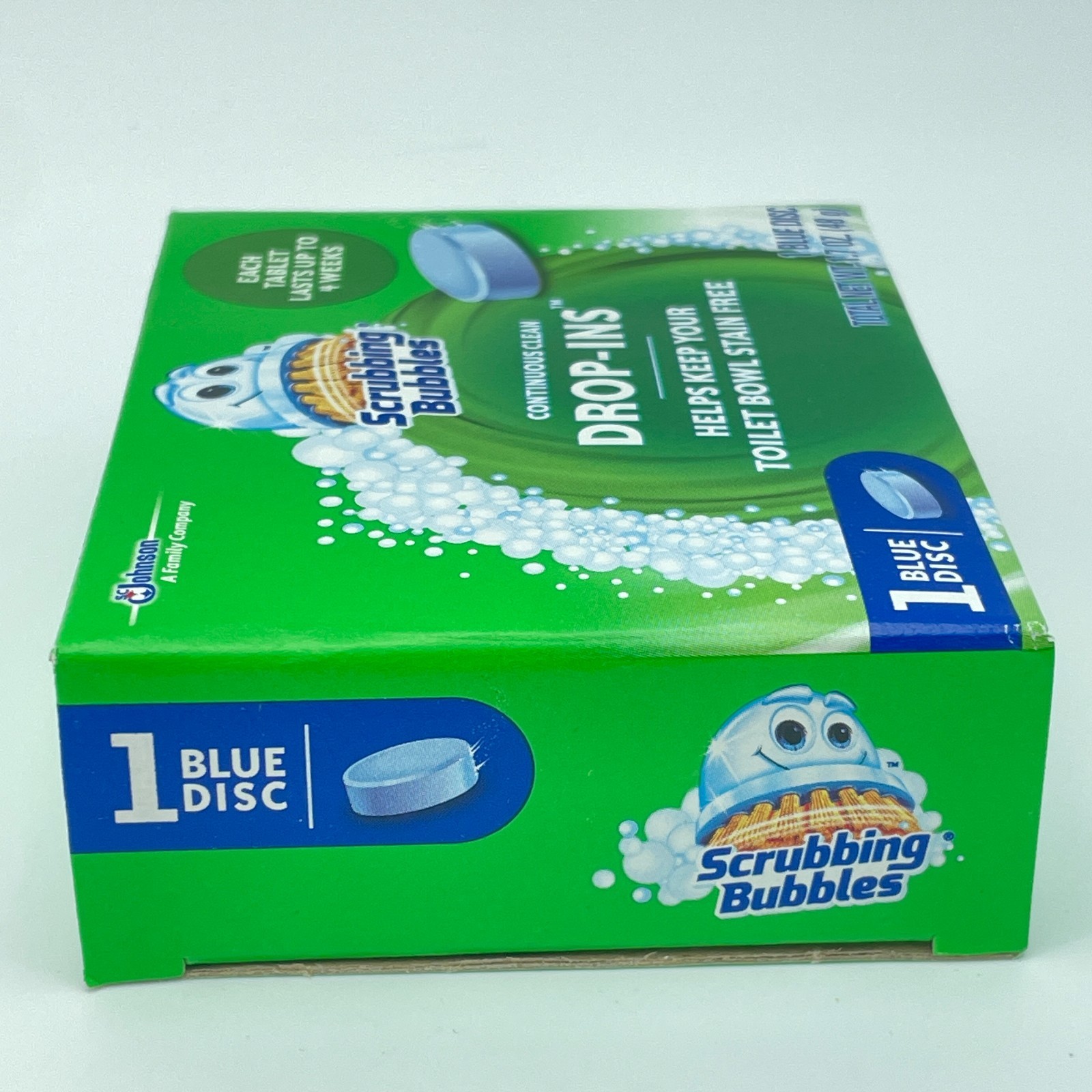 SCRUBBING BUBBLES Vanish Drop Ins Toilet Cleaner Tablets 12 Blue Discs NEW