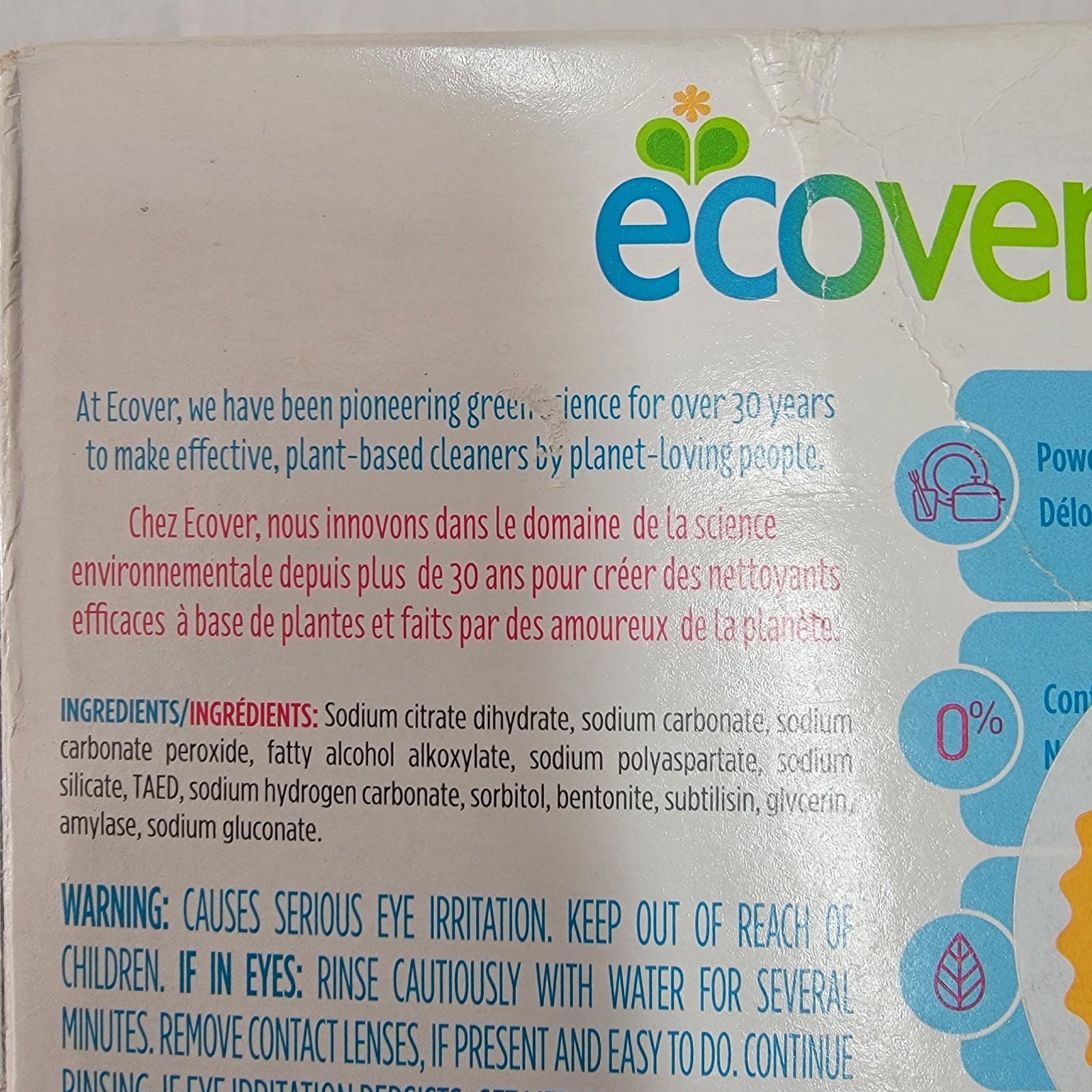 Ecover Automatic Dishwashing Tablets Zero, 25 Count, 17.6 Ounce