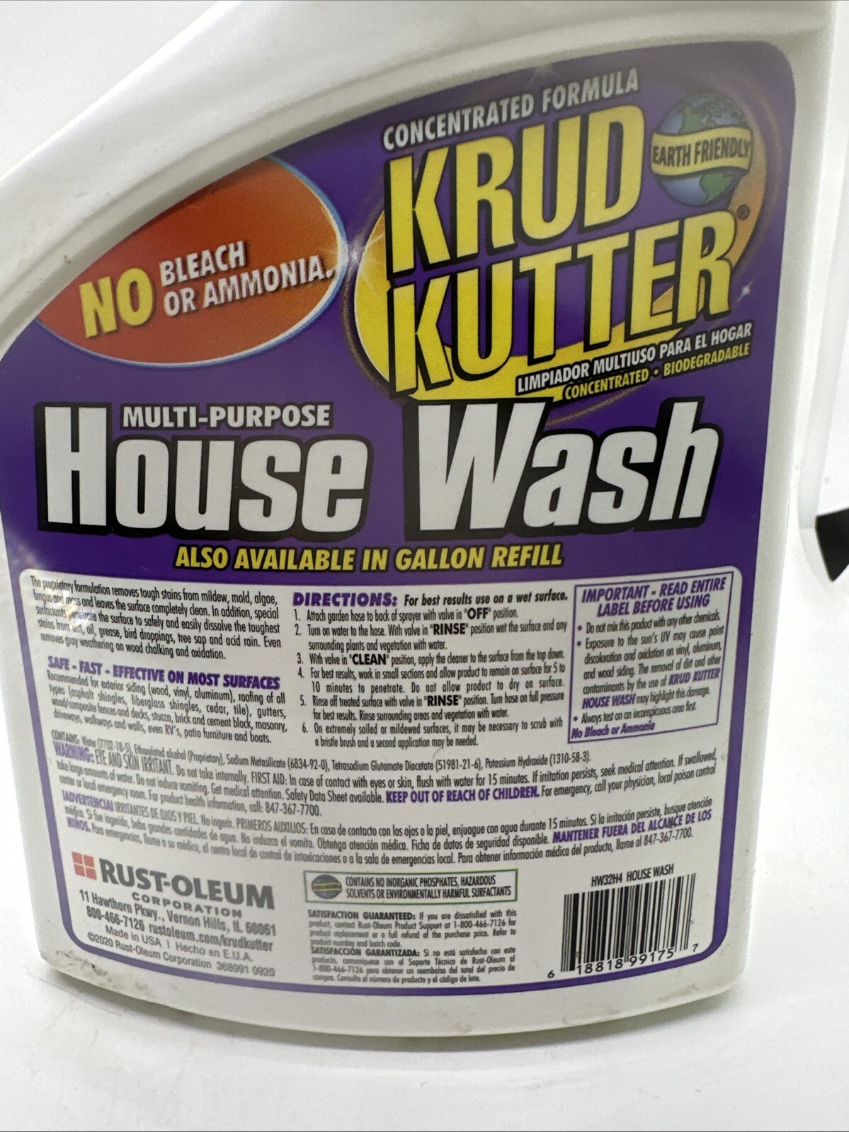 Krud Kutter Multi-Purpose House Wash 32 OZ Hose End
