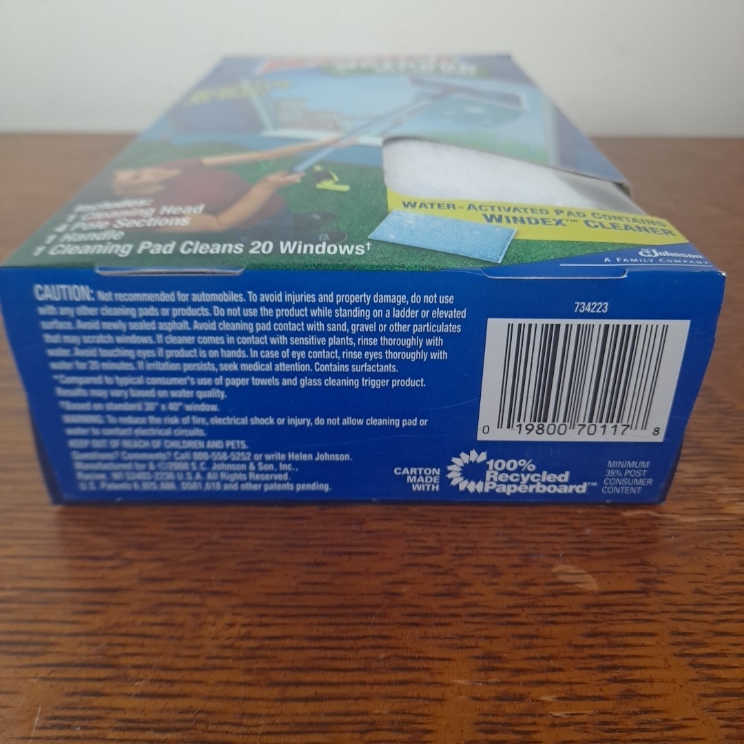 Windex Outdoor All-In-One Glass & Window Cleaning Tool Starter Kit NEW & SEALED