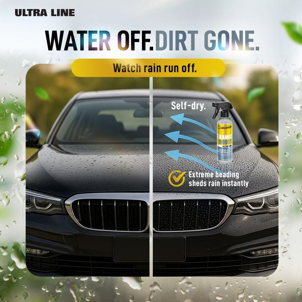 Ultra Line Ceramic Boost 1 Gallon – DIY Sio2 Spray Sealant for Finishes and Cera