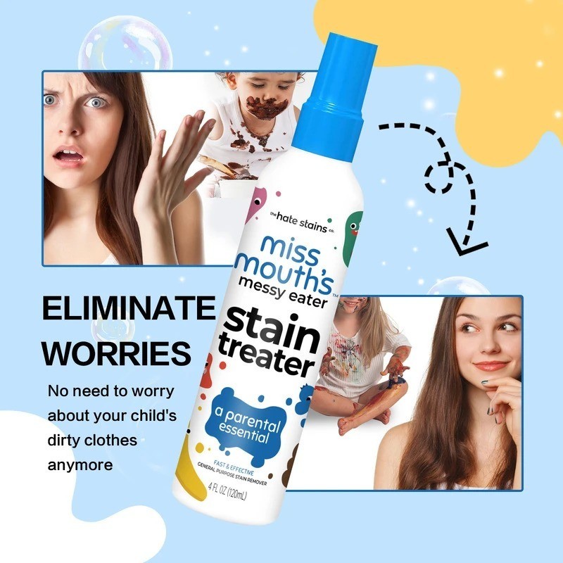 Miss Mouth’s – Messy Eater Stain Treater Spray 4 fl oz – Stain Remover
