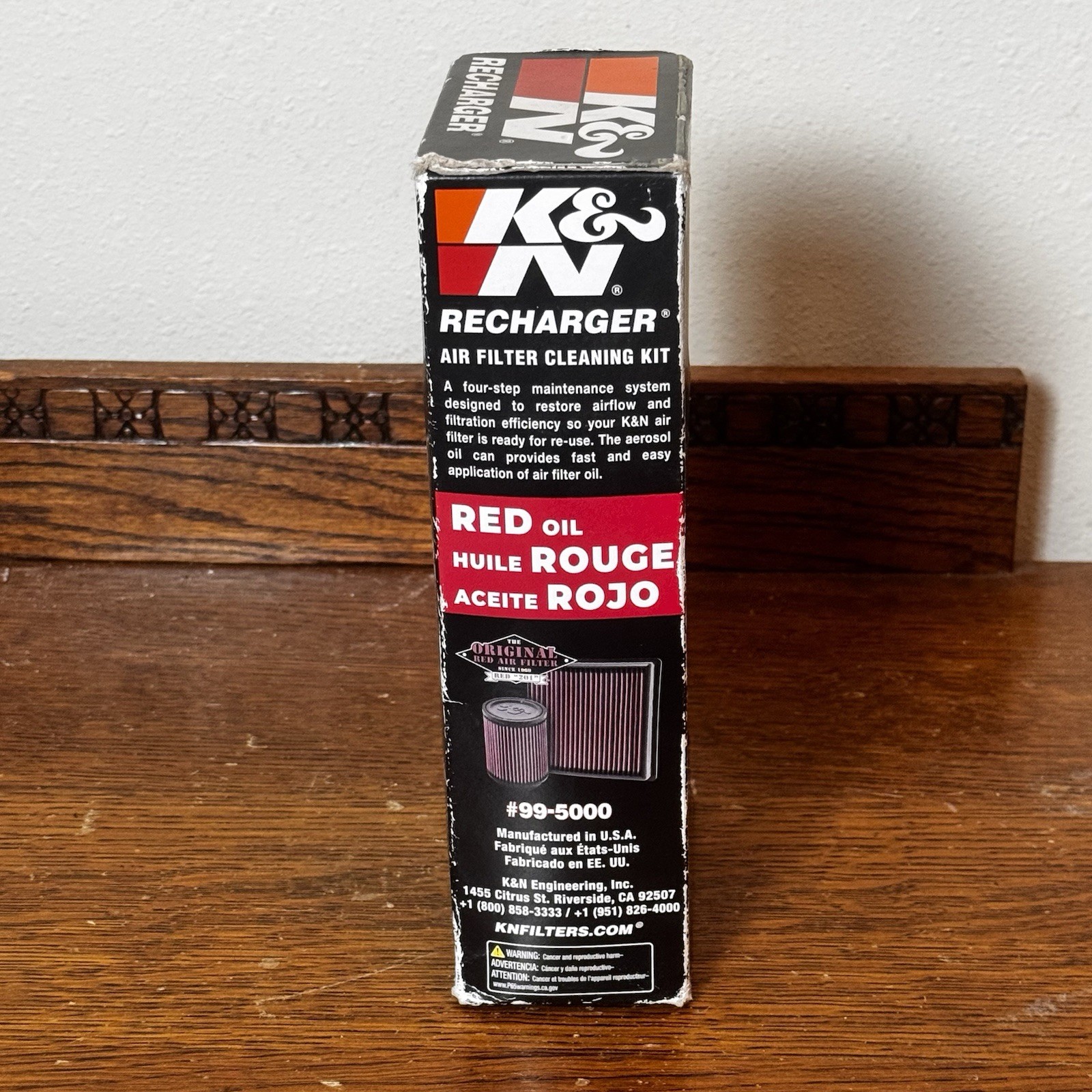 K&N Recharger Kit #99-5000 Air Filter Cleaning System- New Old Stock