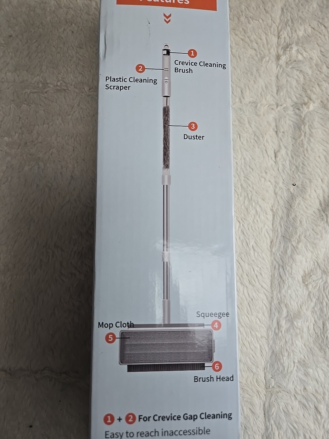 6 In 1 Household Cleaning Brush Kit