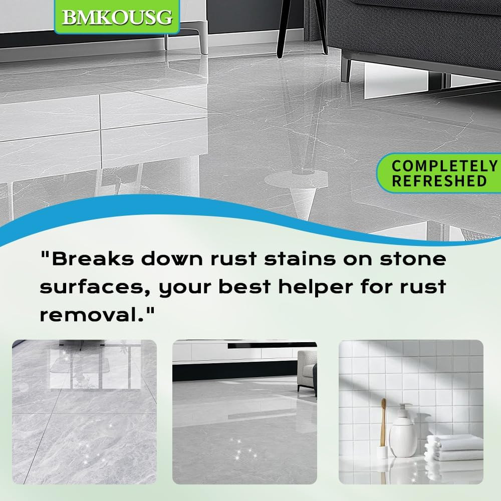 Rust Stain Remover Marble Cleaner Tile Rust Remover Granite Care Agent Stone Car