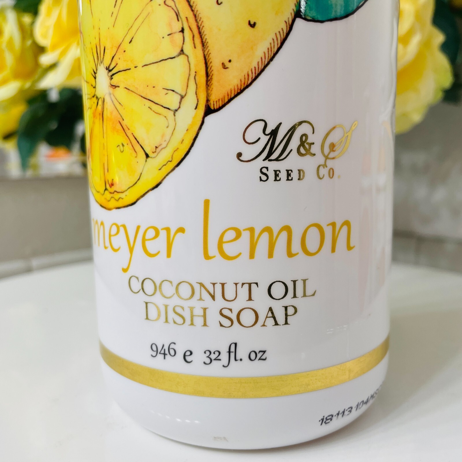 4X Home & Body Co Meyer Lemon Lime Verbena Sweet Orange Grapefruit Gel Dish Soap
