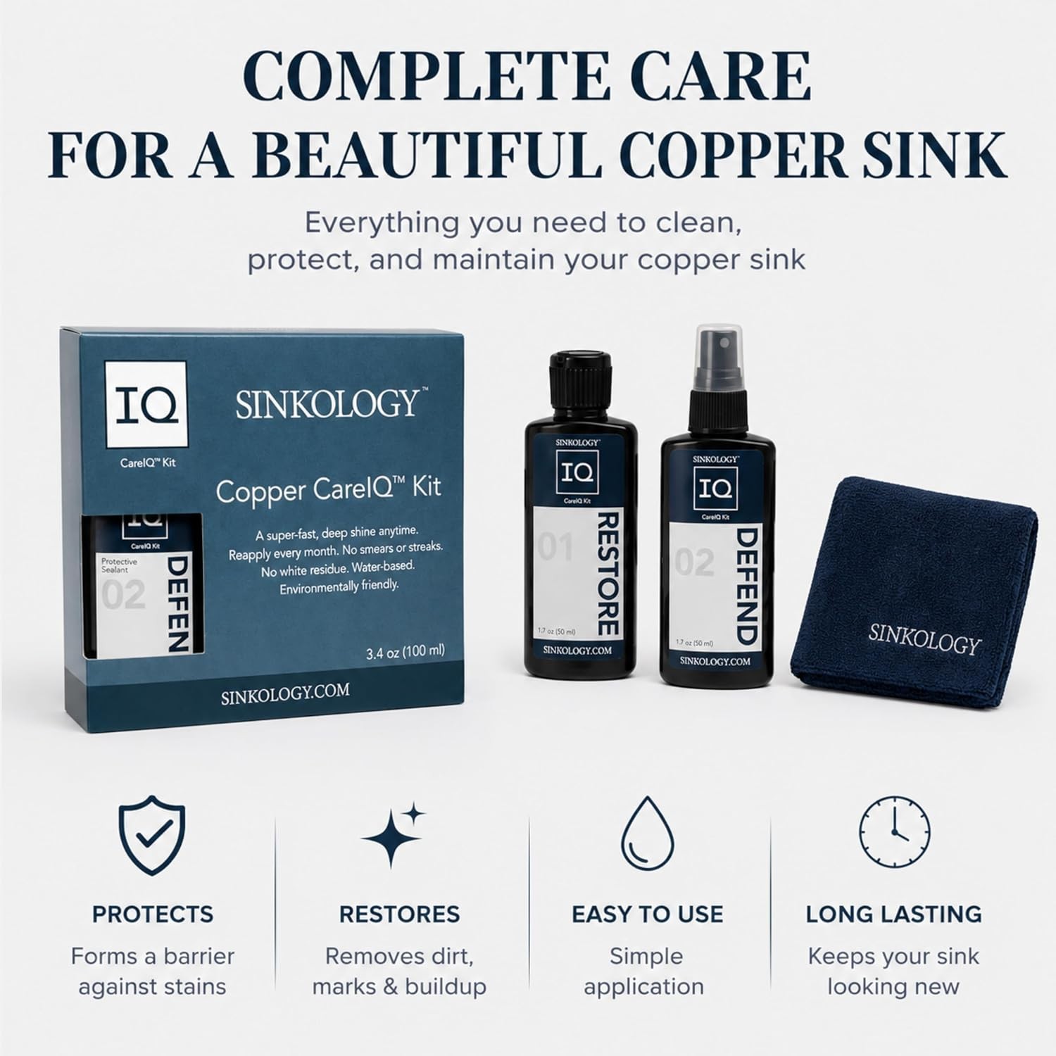 SinkSense Copper Care IQ Kit