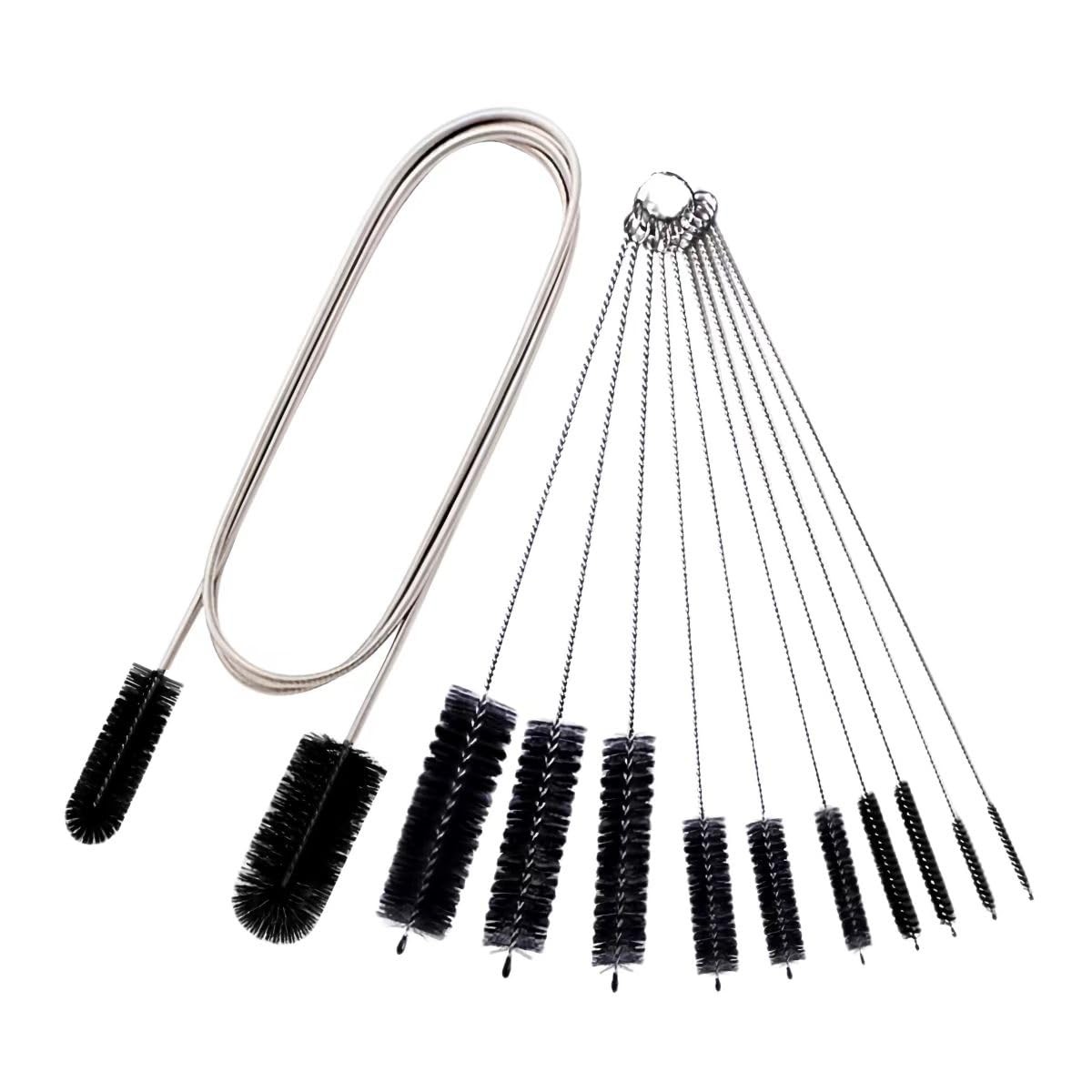 Flexible Double Ended Drain Brush Cleaner Set Nylon Drain Brush Straws Cleaner