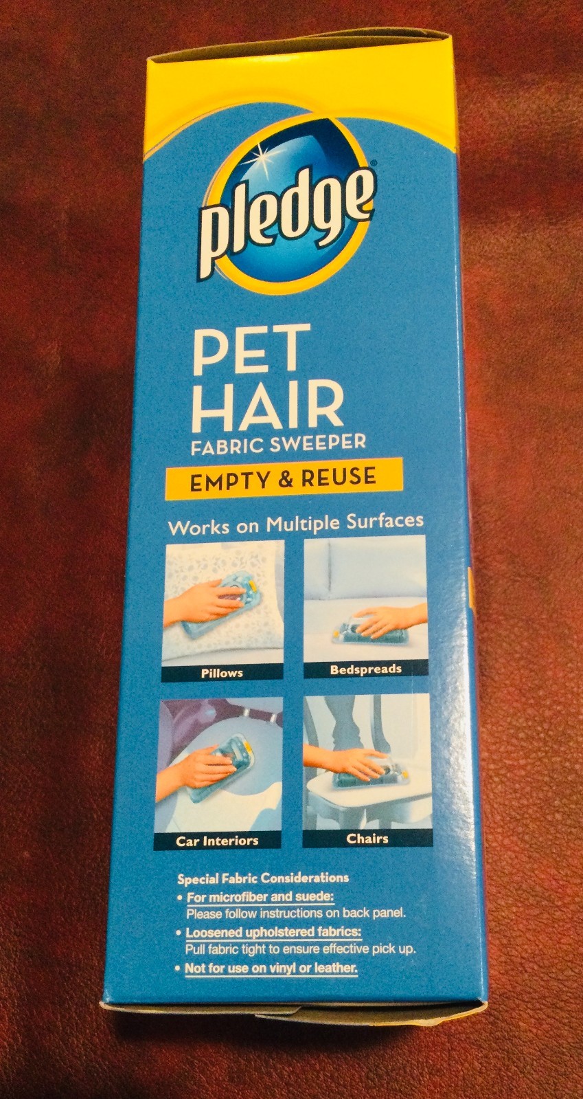 2 Brand New – Pledge Fabric Sweeper for Pet Hair Multi-Use Disposable Sweepers