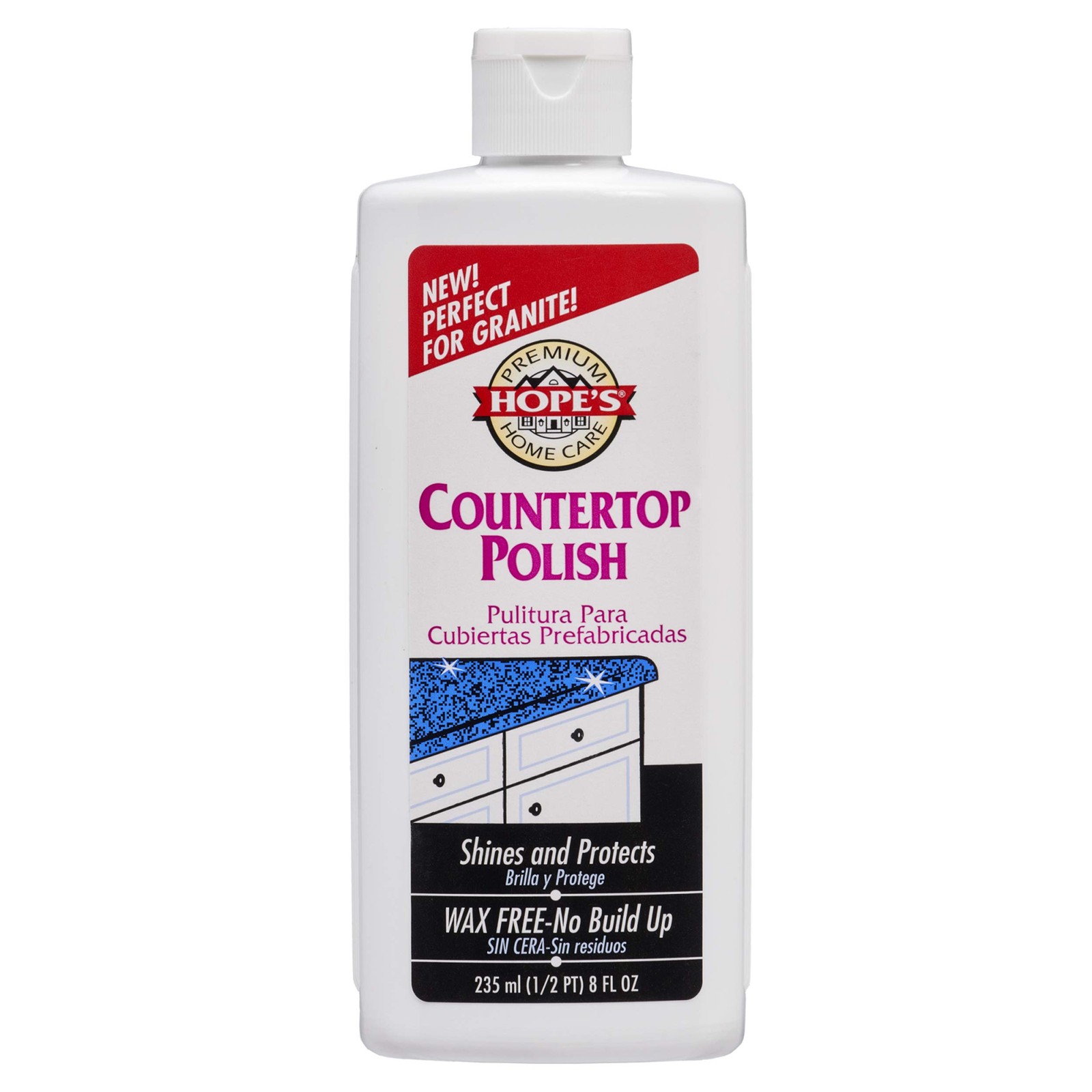 Countertop Restoration Polish – Shines and Protects with No Build-Up – Streak-Fr