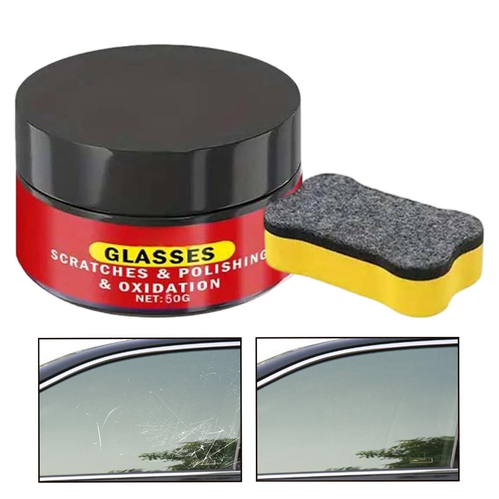 Glass & Lens Scratch Repair Kit Polish Restorer Multi Purpose Cleaner