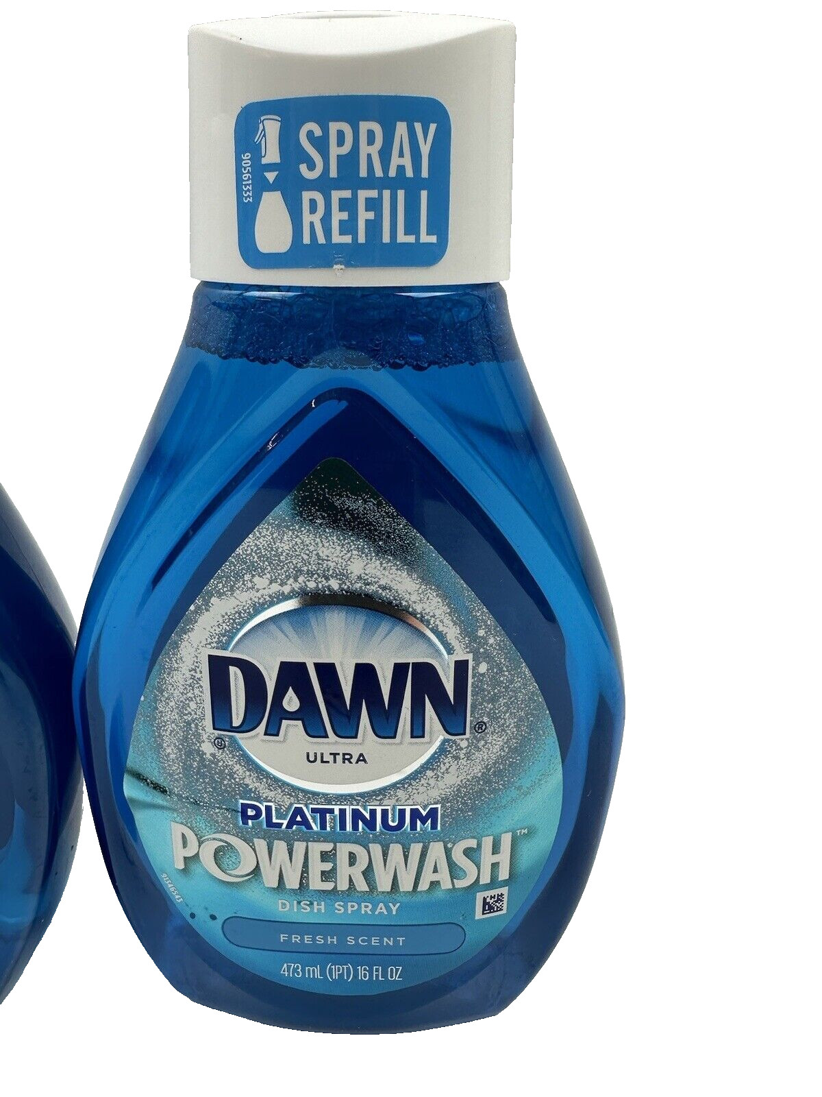 (3) pack Dawn Platinum Powerwash Fresh Scent Liquid Dish Spray Refill 16oz each