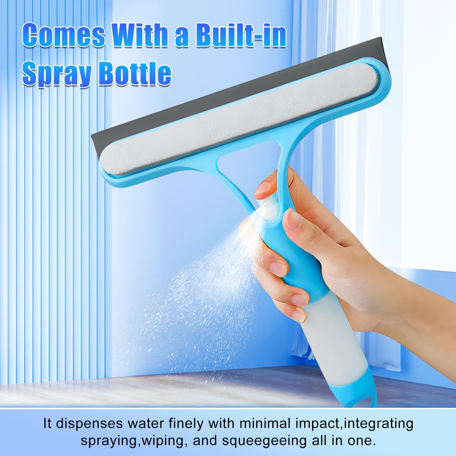 Window Squeegee Cleaner Sponge Car Cleaning Tool for Gas Station,Home,Car,Glass