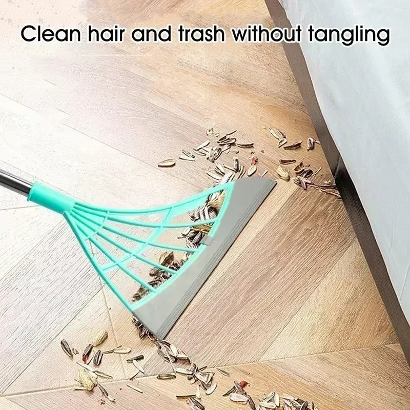 Surface Lightweight Silicone Broom, Squeegee, Pet Hair Remover, Indoor Cleaning