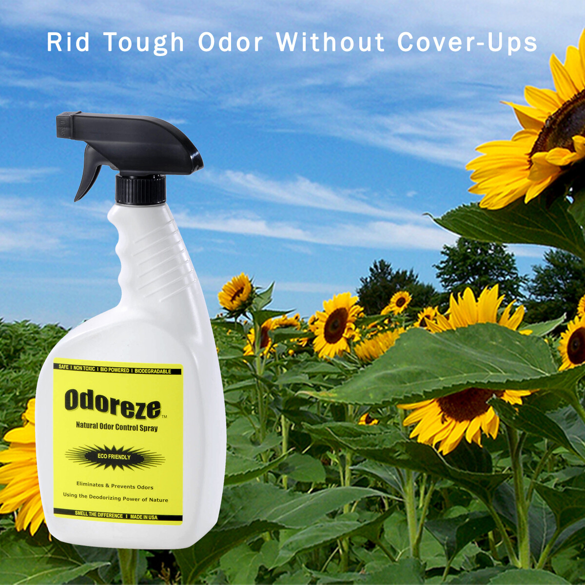 ODOREZE Natural Odor Eliminator Concentrate: Makes 64 Gallons to Fight Stench
