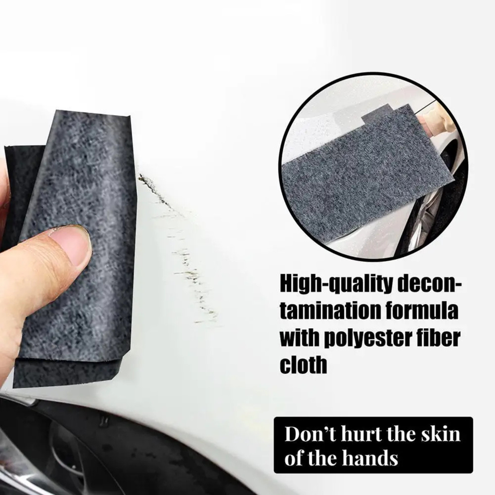 Nano Polix Car Scratch Remover Cloth 6 Packs – Auto Paint Scratch Repair Towel