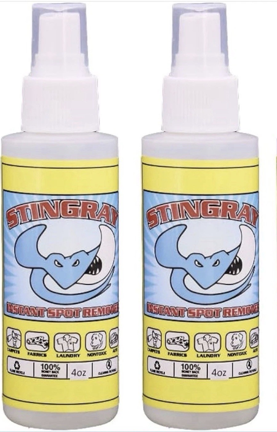 2 Pack Stingray Spot Remover Spot Remover Unscented Oprah’s Favorite Things 4 oz