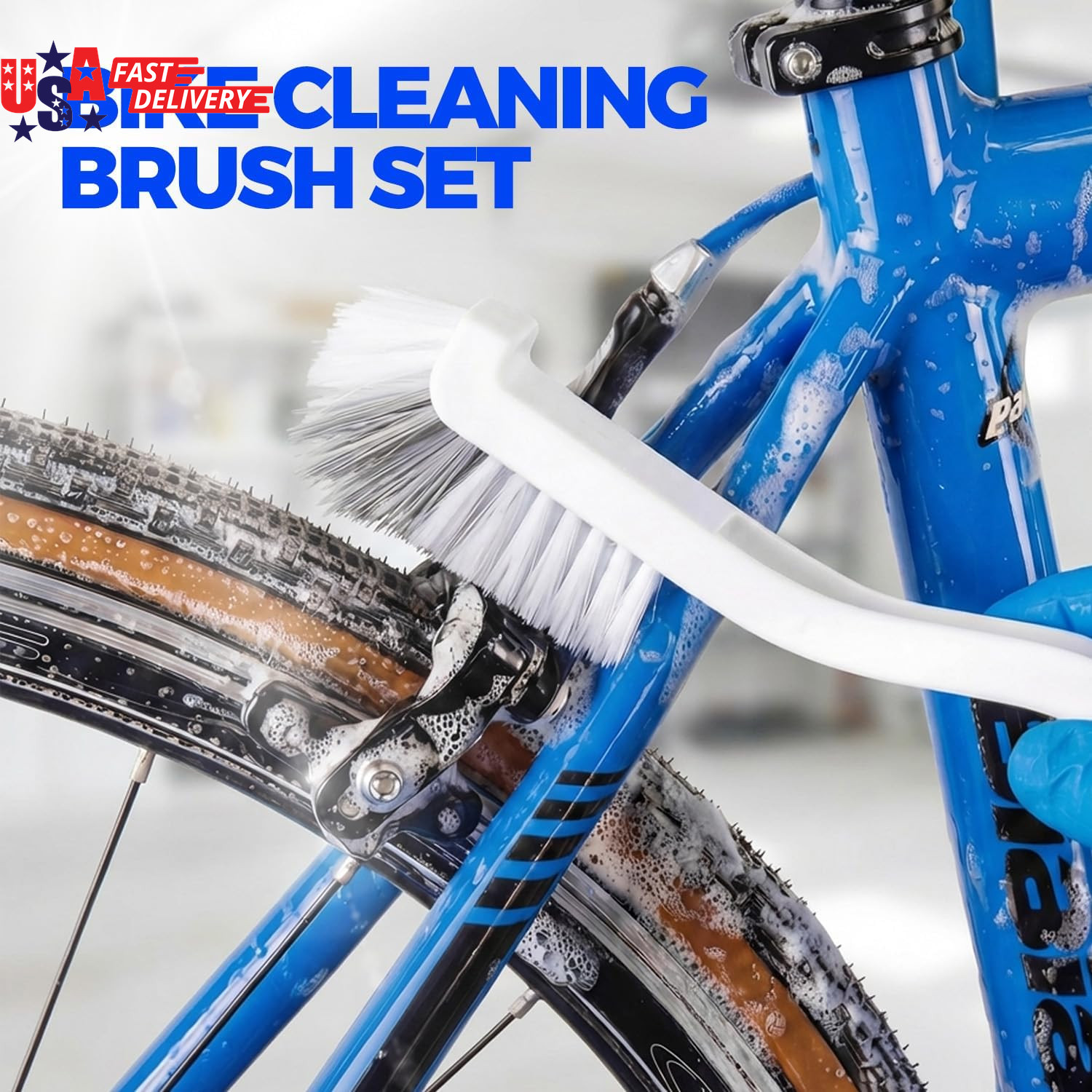 Deep Cleaning Brush Set, Scrub Pads with Scraper Tip for Pool Walls, Bathroom, G