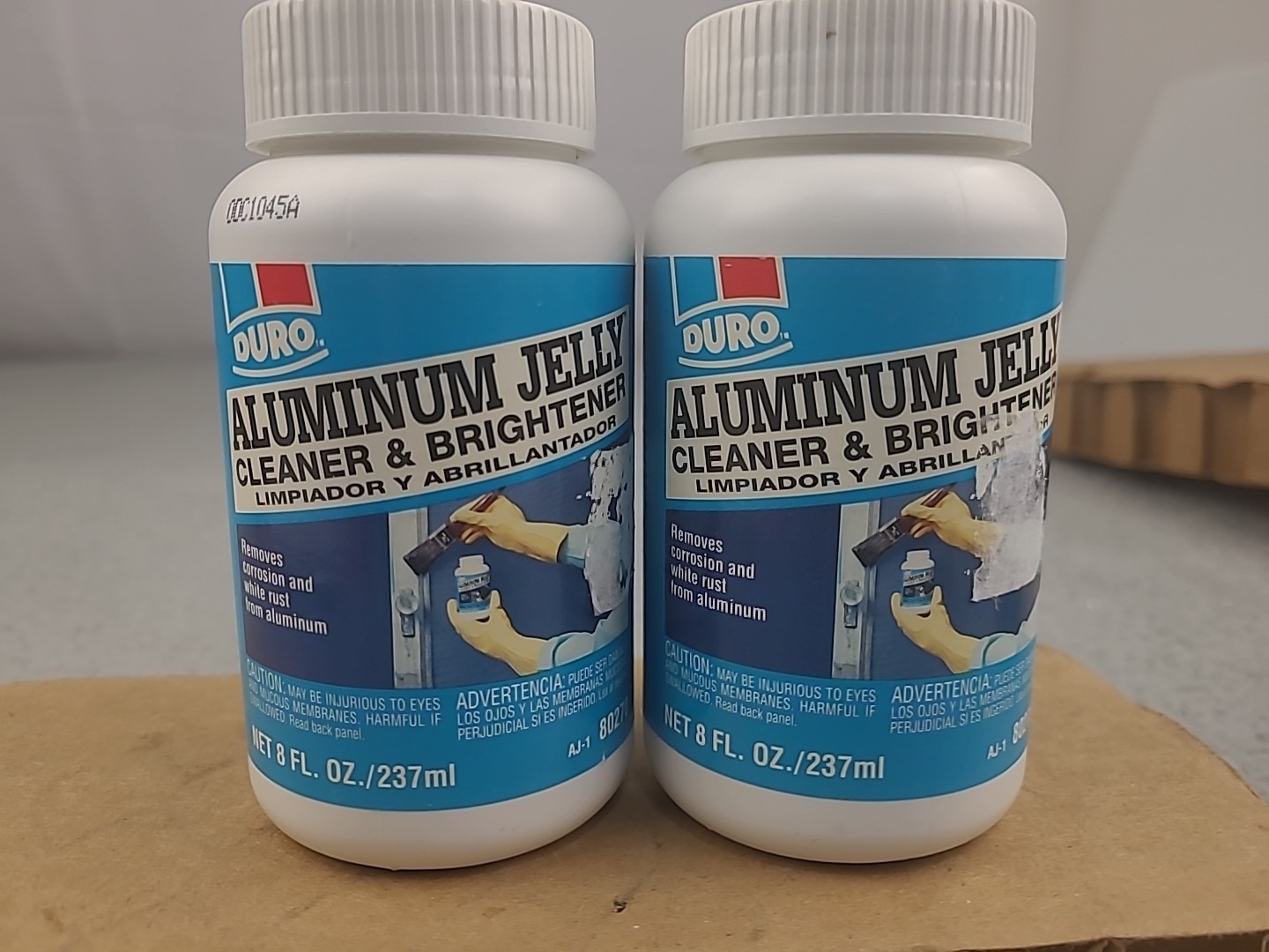 2x Duro by Loctite Aluminum Jelly Cleaner & Brightner 8 Fl Oz