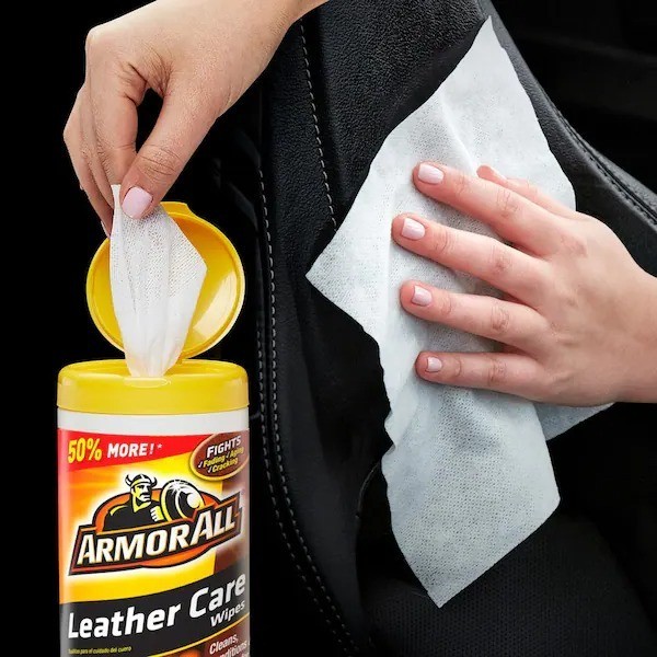 Armor All Leather Care Wipes (30-Count) protects your leather’s natural beauty