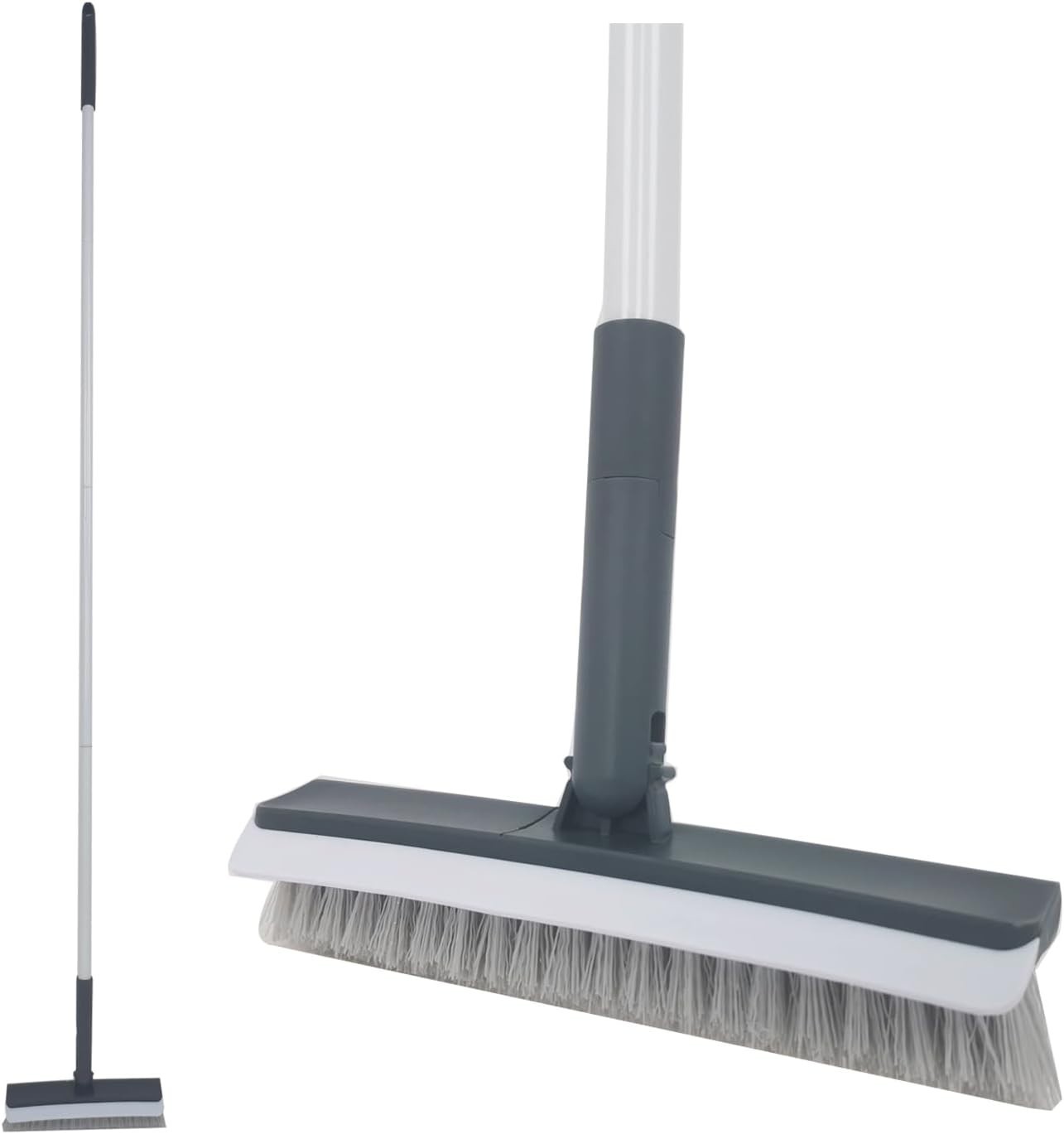 Deck Brush with Long Handle – Floor Scrub Brushes for Cleaning Shower, Stiff …