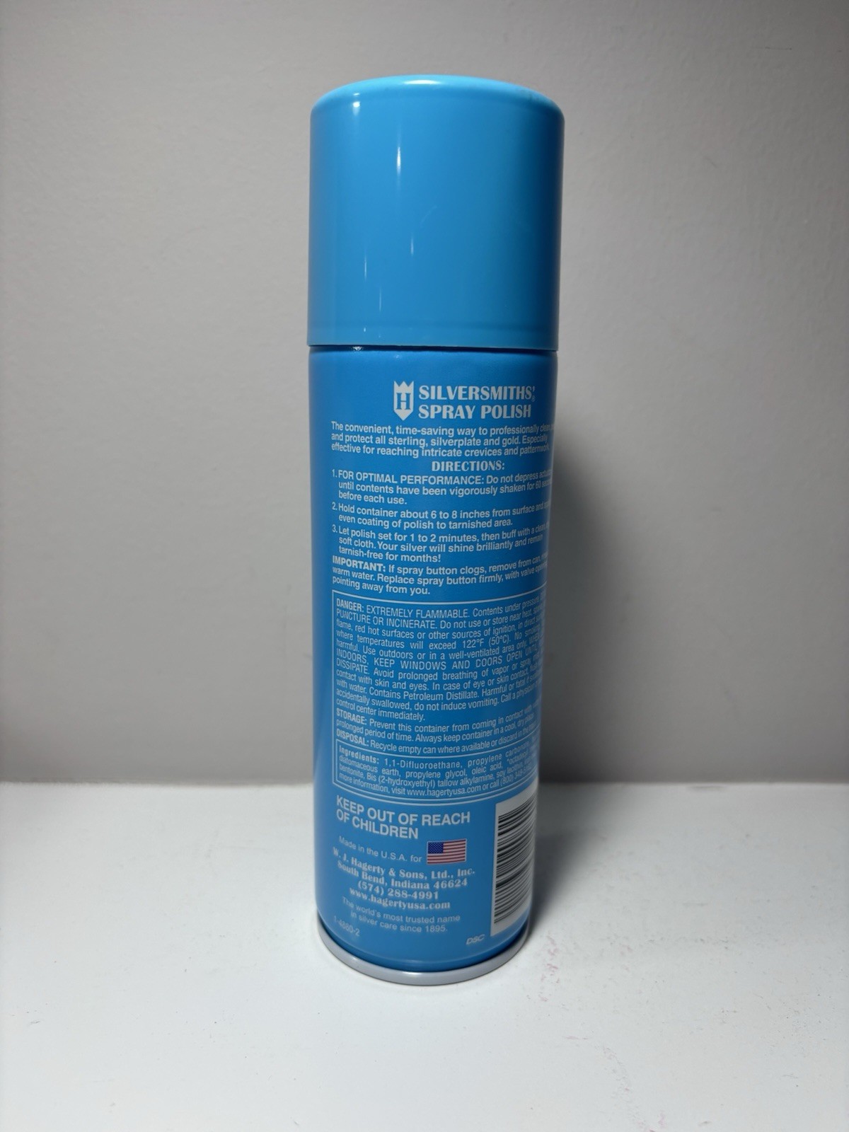 Hagerty Silversmiths Spray Polish with R-22 Tarnish Prevent 8.5oz
