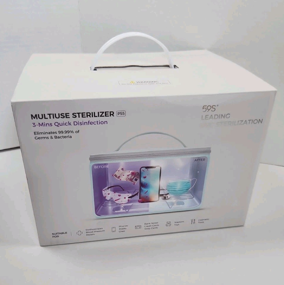 59S Multiuse Sterilizer 3 Minute Quick Disinfection UVC Sterilization Bacteria