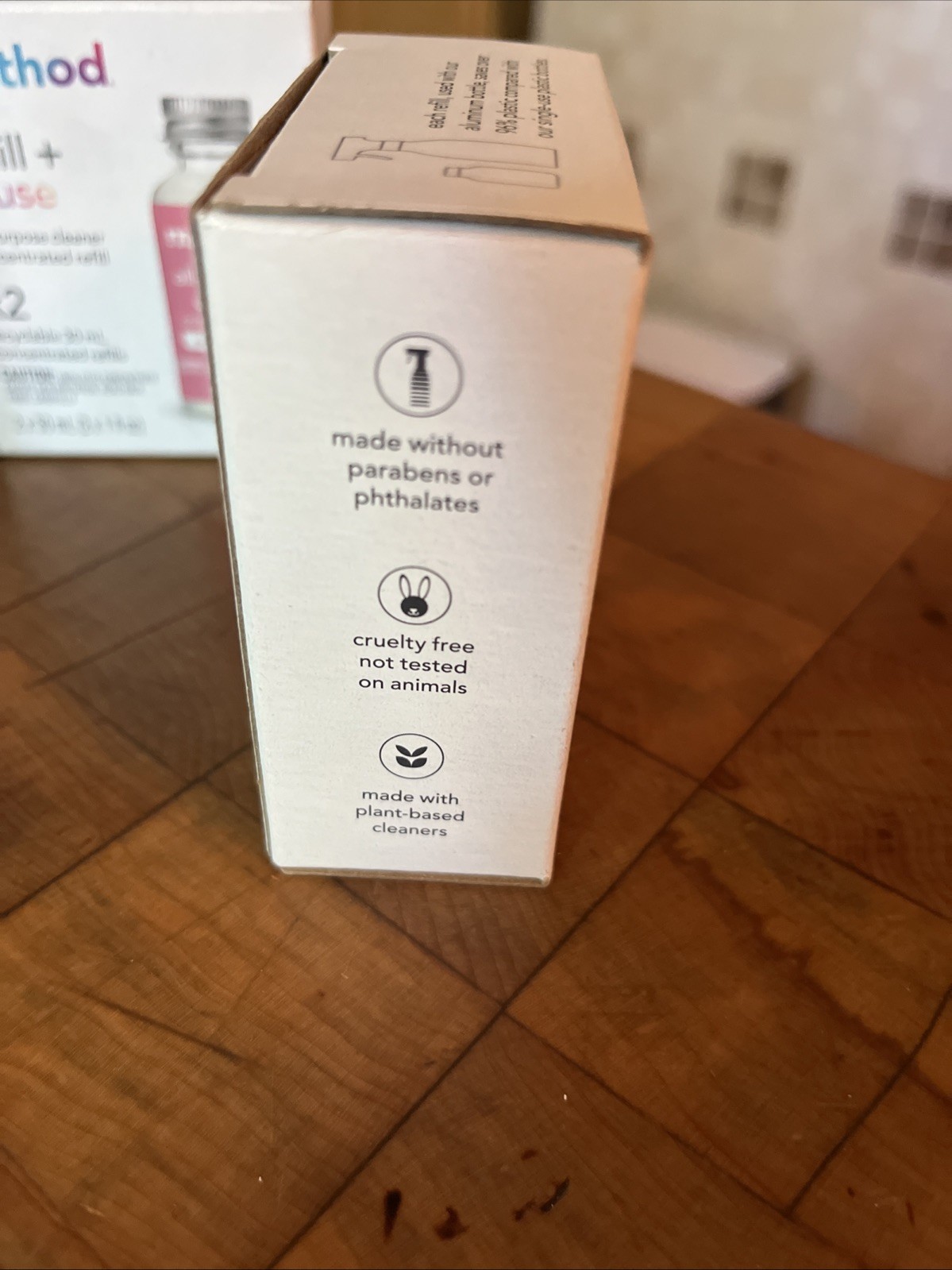 6 Method Pink Grapefruit Concentrated All Purpose Cleaner Refill 1oz Each
