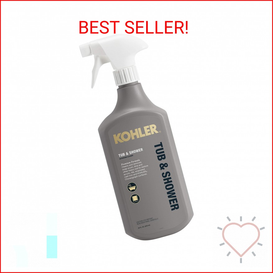 Kohler K-EC23732-NA Tub and Shower Cleaner, Bathroom Cleaner, 28 FL Oz