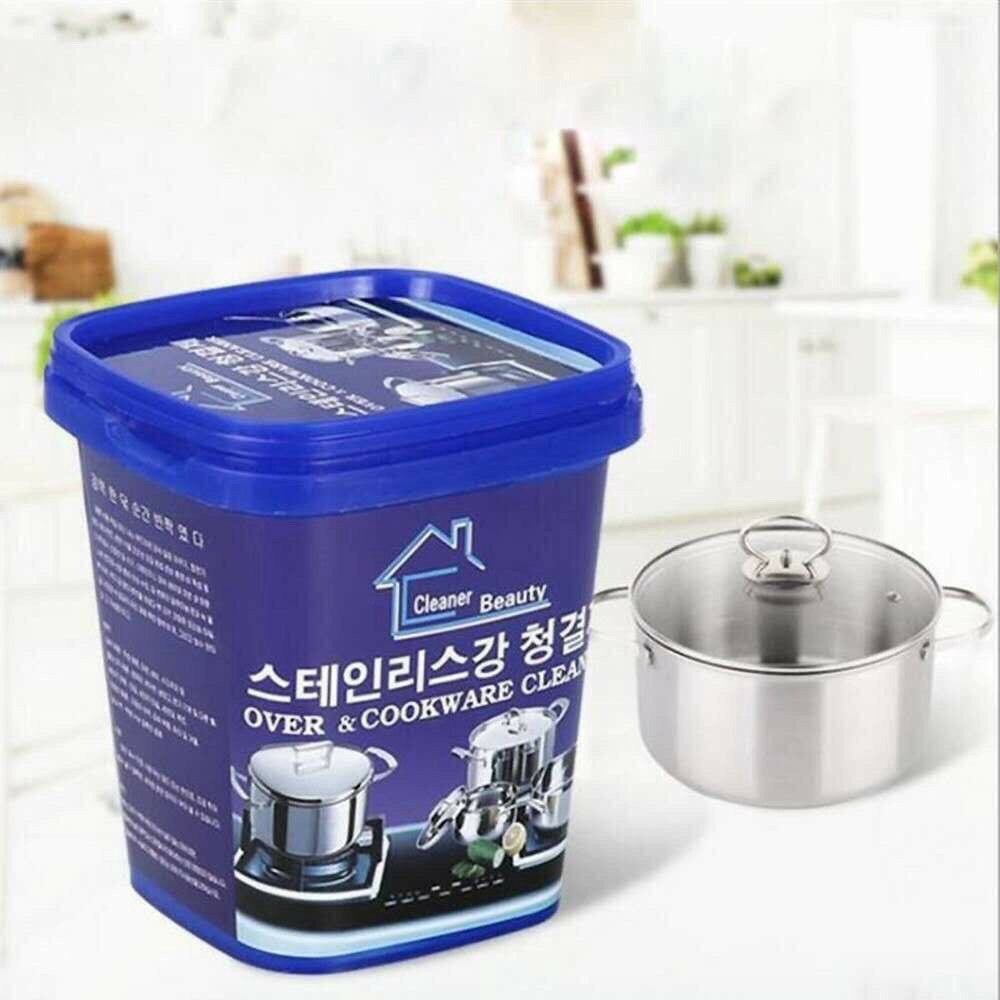 Stainless Steel Kitchen Cookware Cleaner Beauty Non Toxic Rust Remove Greaser