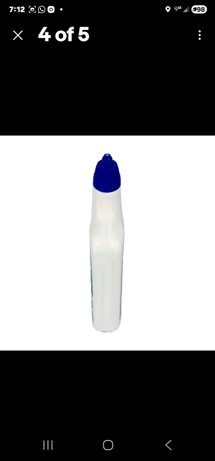 4 Pack of The Works Toilet Bowl Cleaner 24oz each