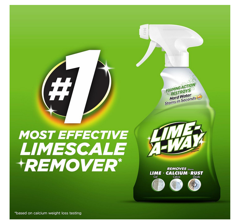 Lime-A-Way Hard Water Stain Remover Spray 22 fl oz