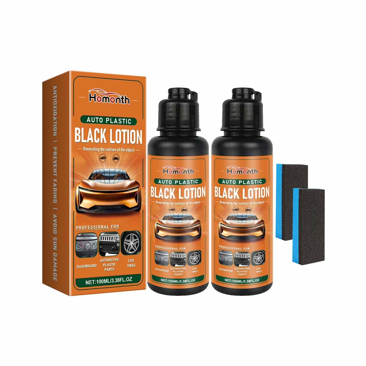 Auto Plastic Restorer Kit, Plastic Restorer For Cars, Plastic Care Product