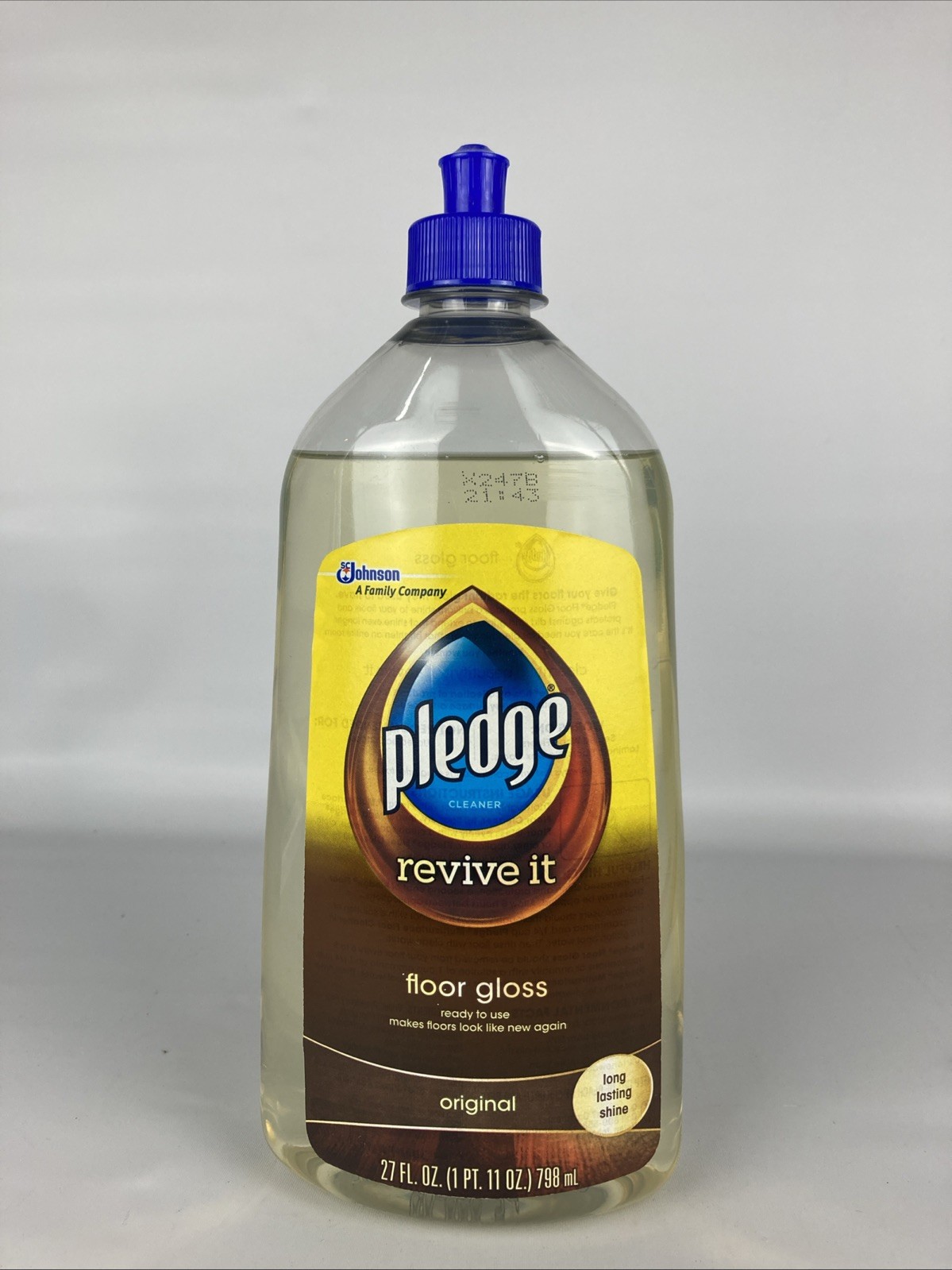 Pledge Revive It Original Floor Gloss Cleaner for Long Lasting Shine, 27oz
