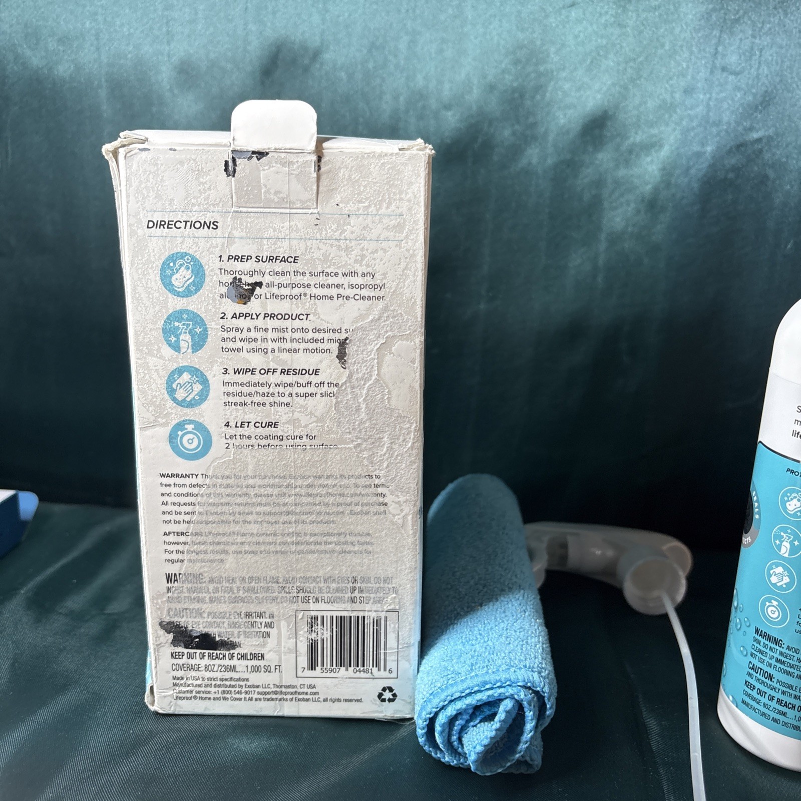 Lifeproof Ceramic Coating Spray Kit Shine, Seal & Protect Kitchen & Bath Surface